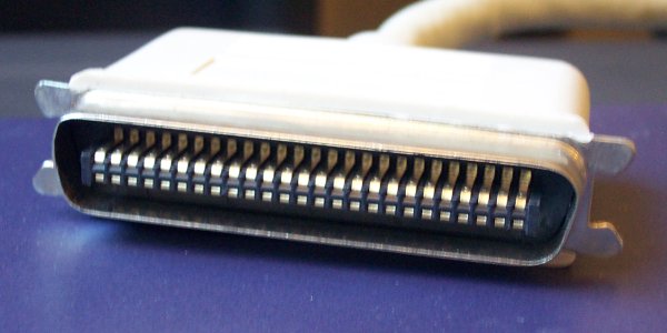 Centronics 50 male connector