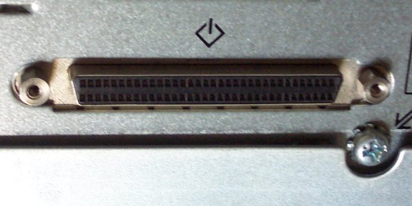 external HD68 female connector