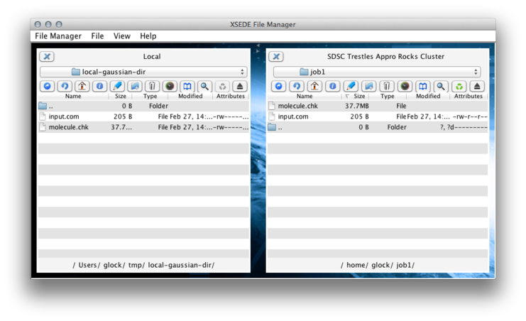 XUP File Manager screen shot